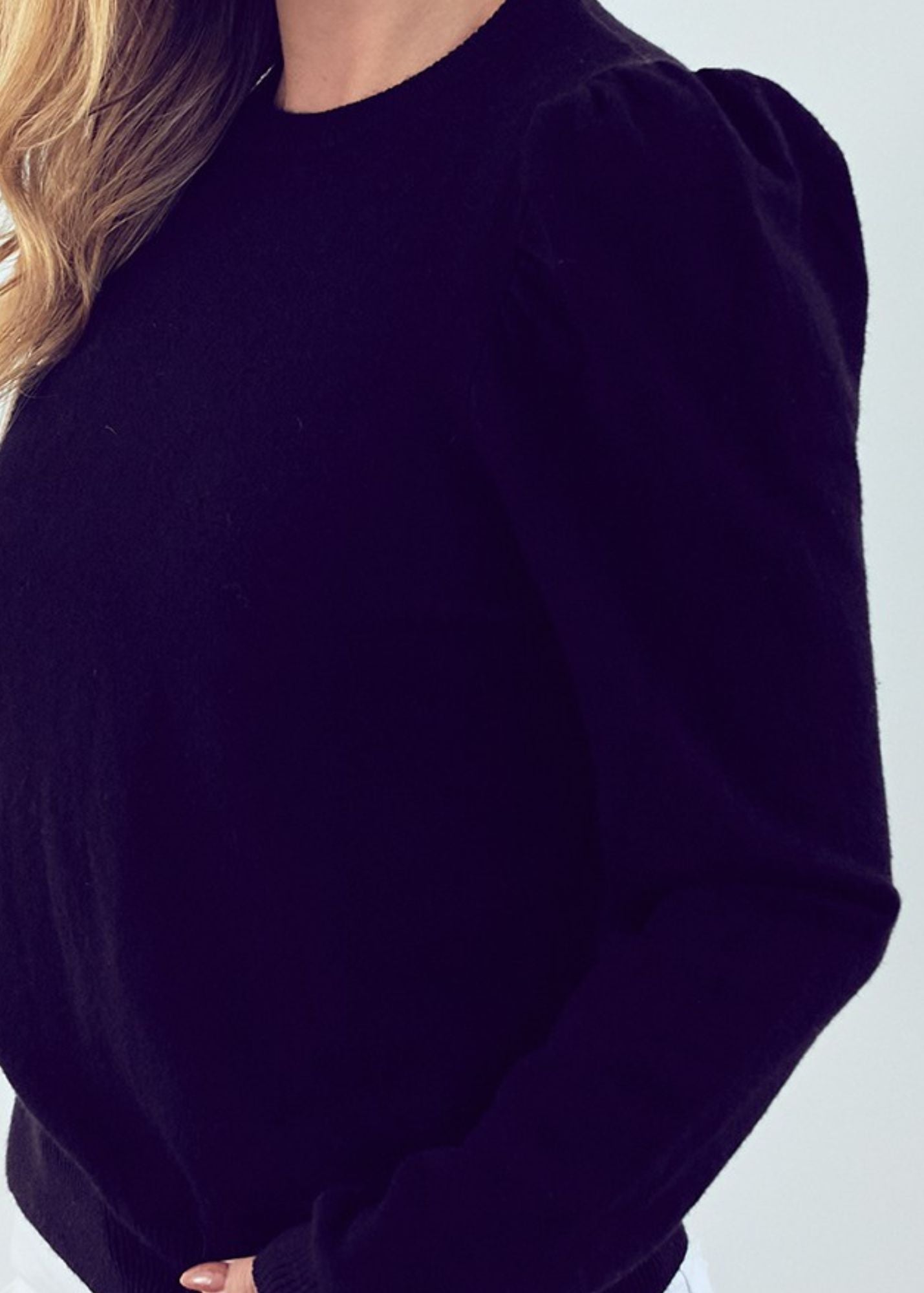 Amira Puff Shoulder Sweater