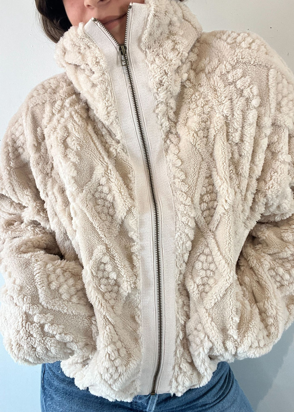 Maggie Cozy Cable Jacket
