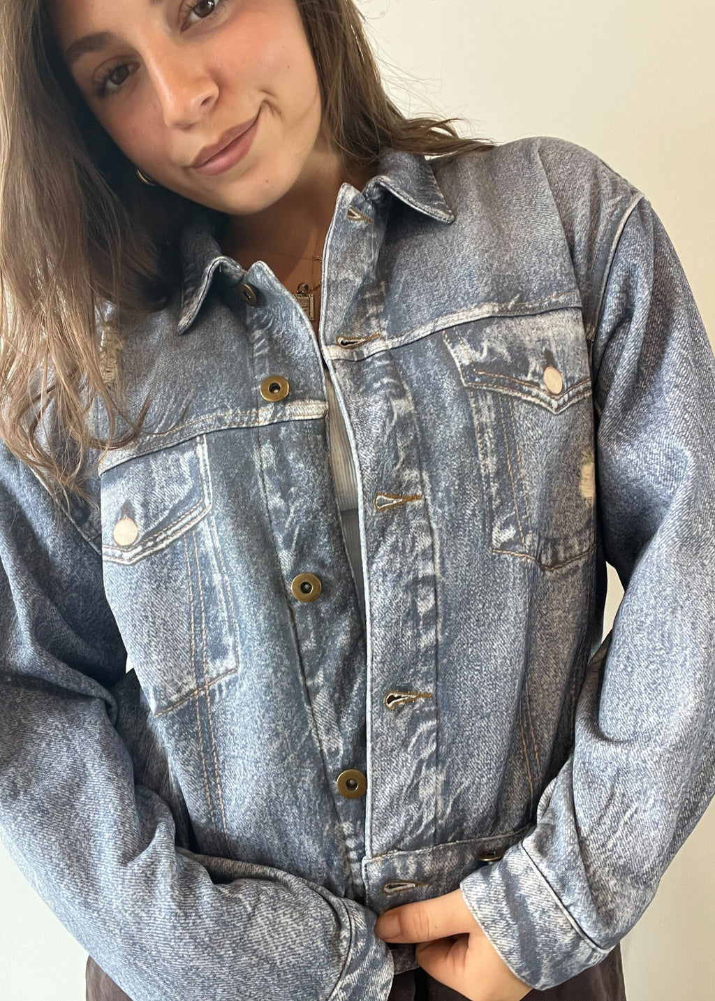 Maddison Fleece Crop Jacket