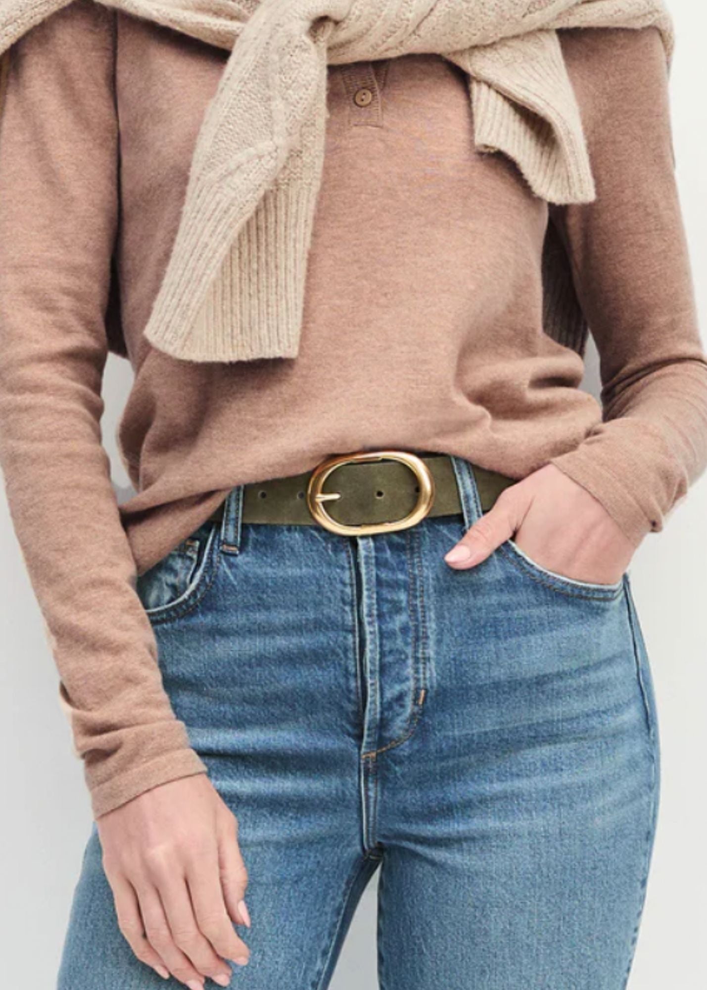 The Suede Jean Belt