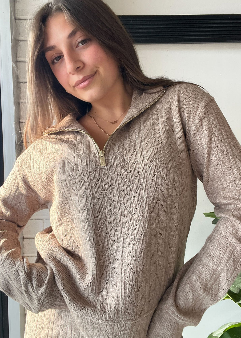 Ashley Sweatersoft Quarter Zip