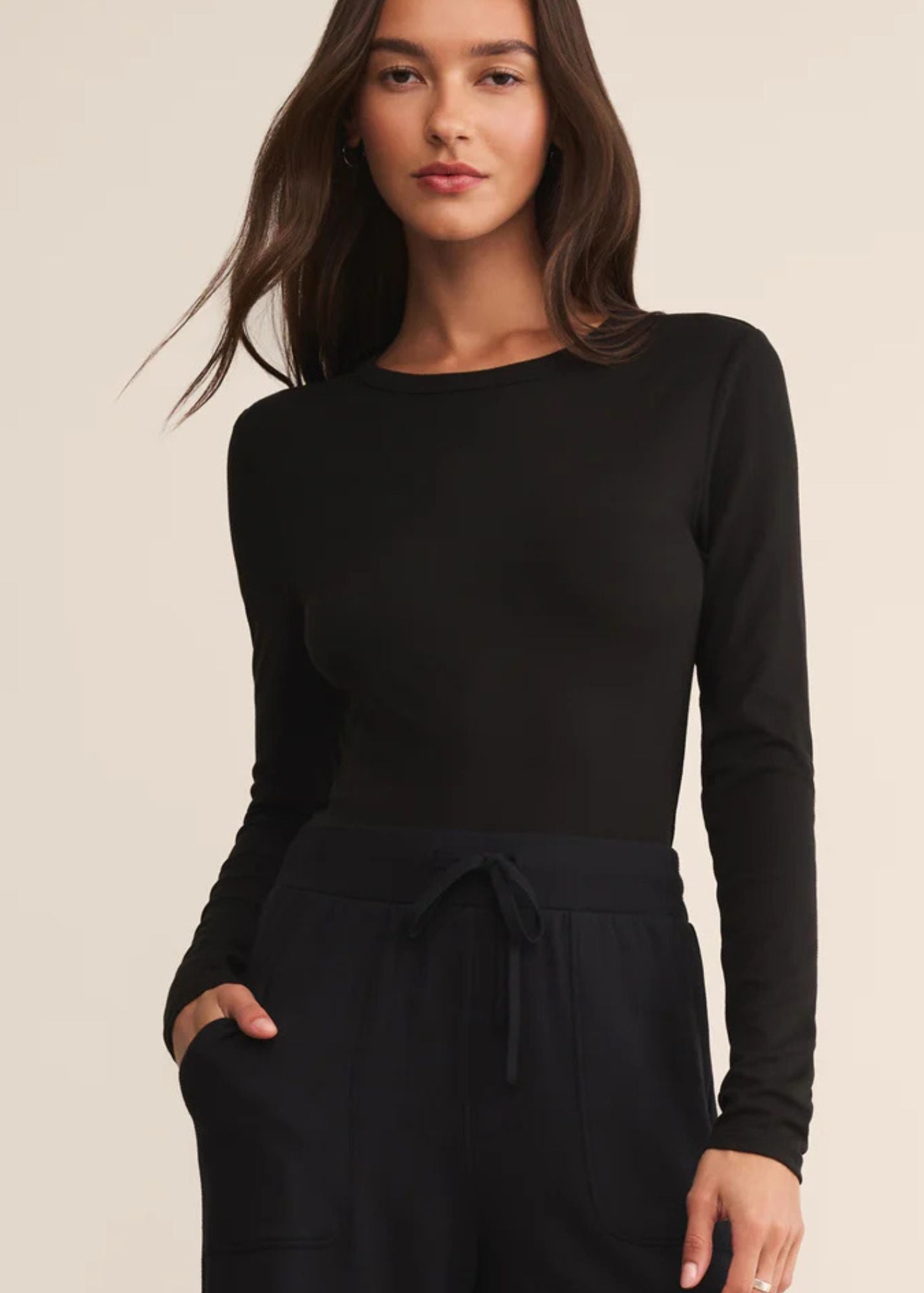 Second Skin Crew Long Sleeve Top