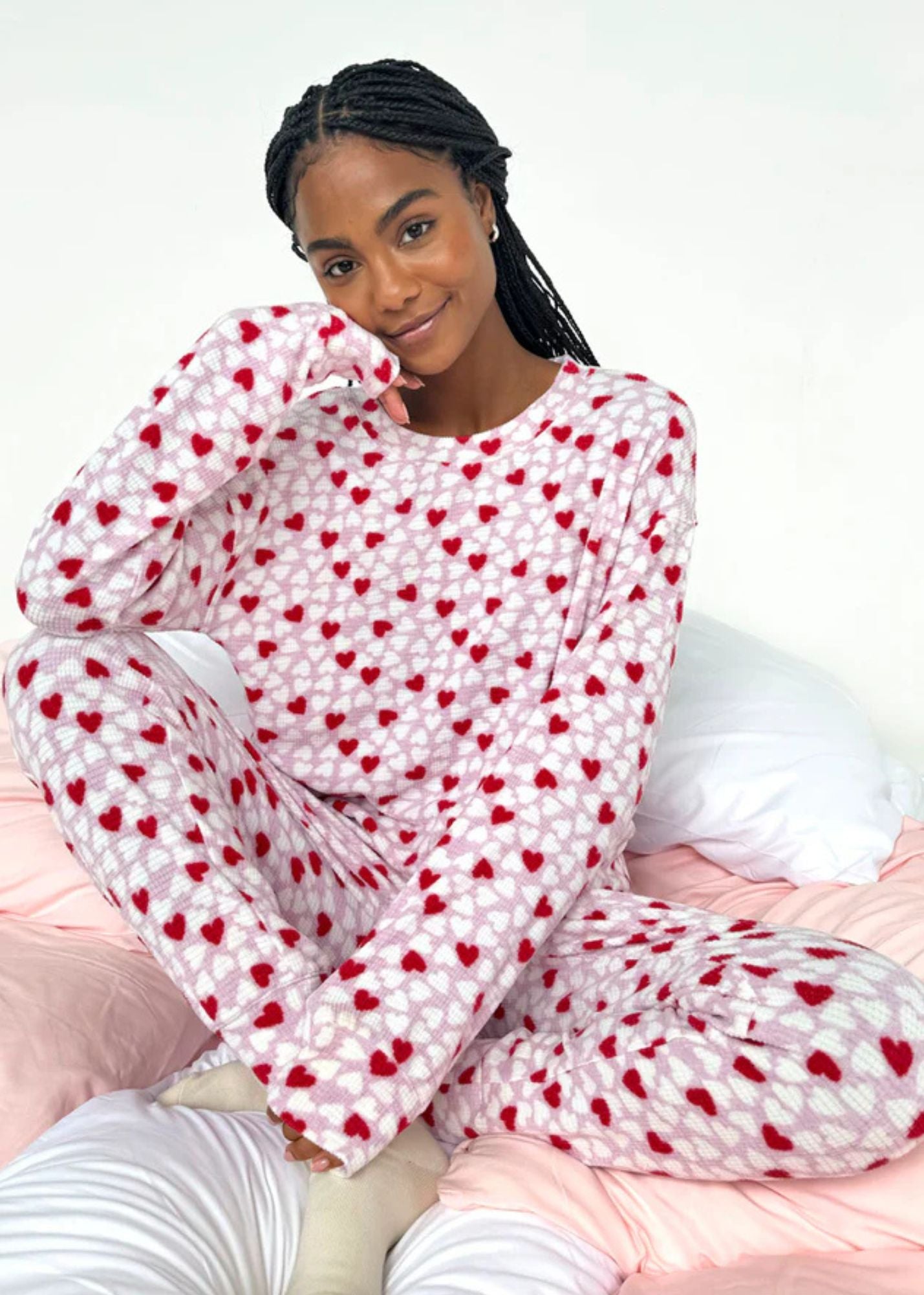 Marna Waffle PJ Set