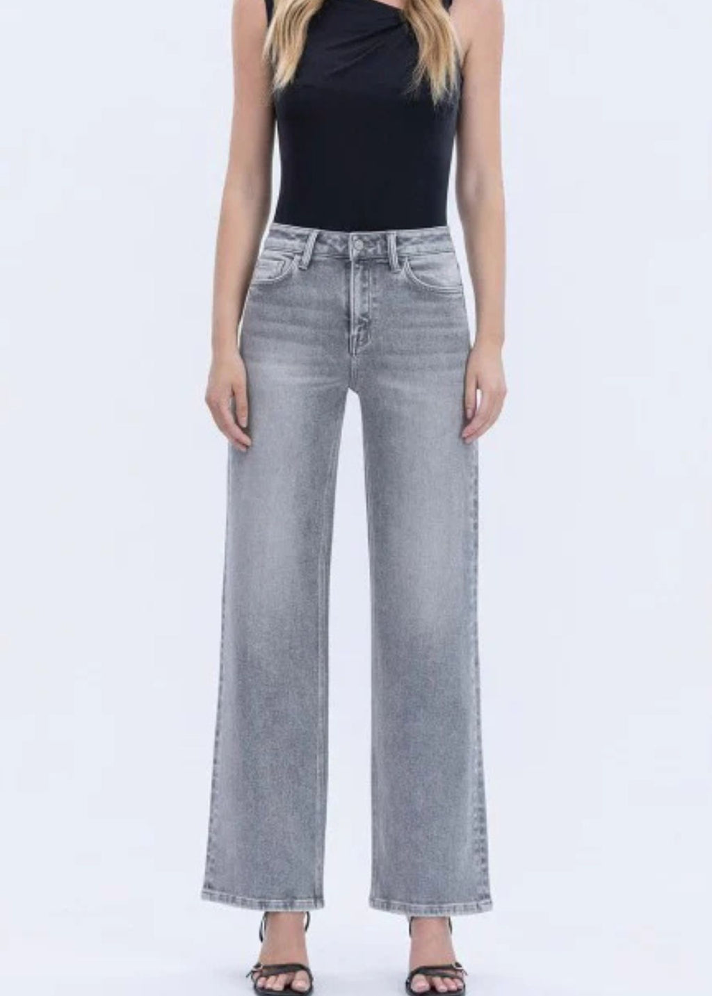 High Rise Wide Leg Jeans