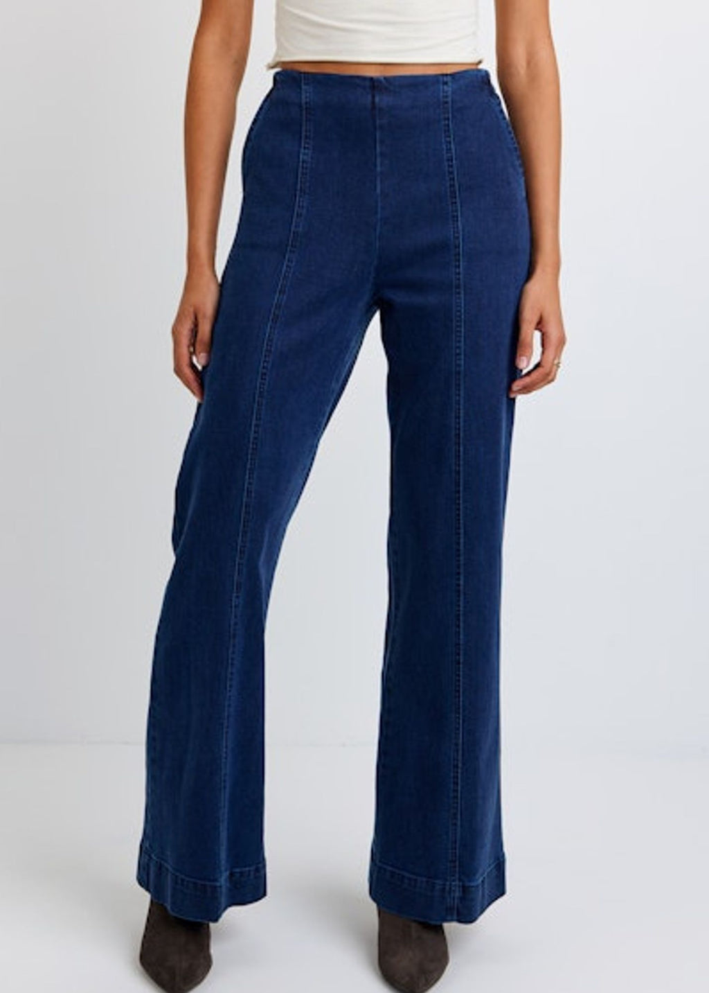 Side Zip Vintage Jeans