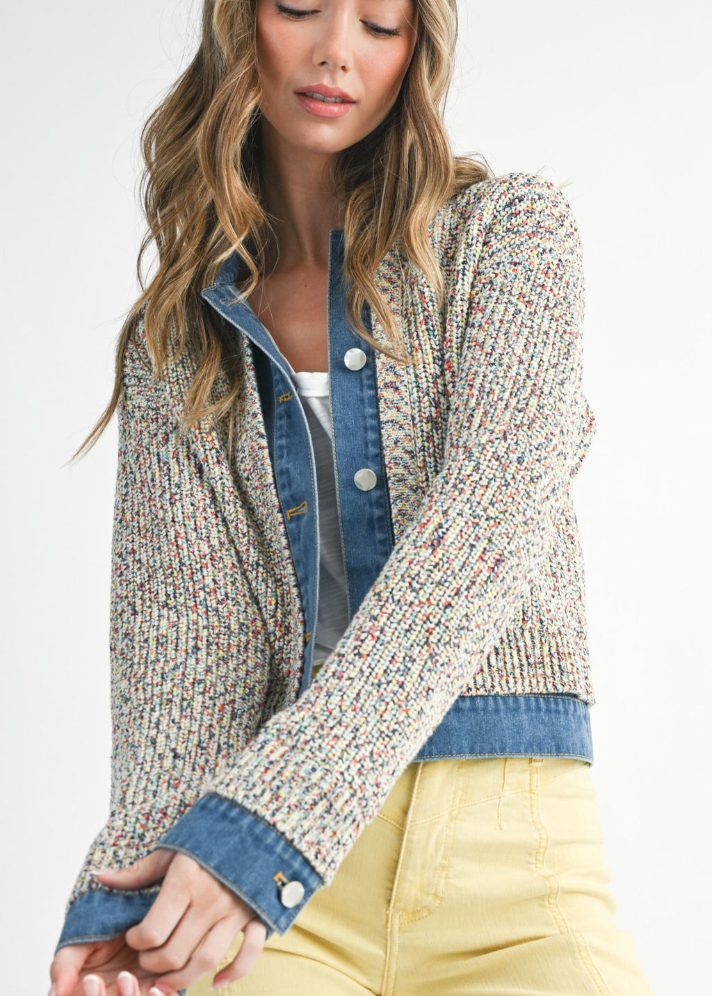 Syd Multi Knit Denim Jacket