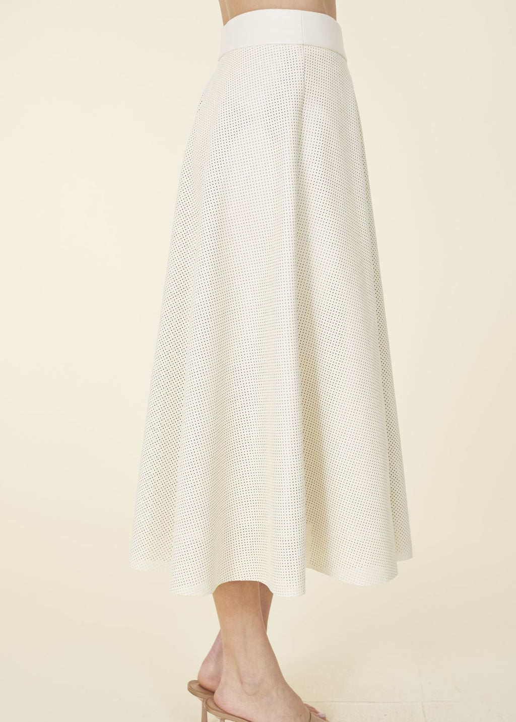 Cordelia Vegan Leather Midi Skirt