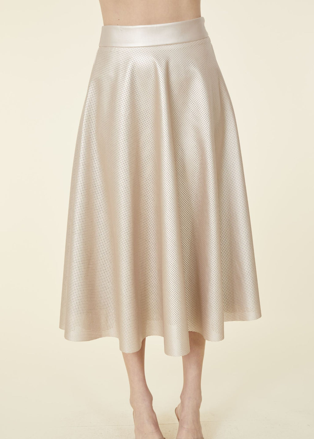 Cordelia Vegan Leather Midi Skirt