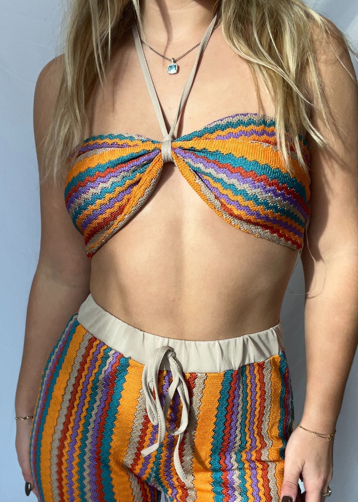 Lury Bustiyer Tie Back Top