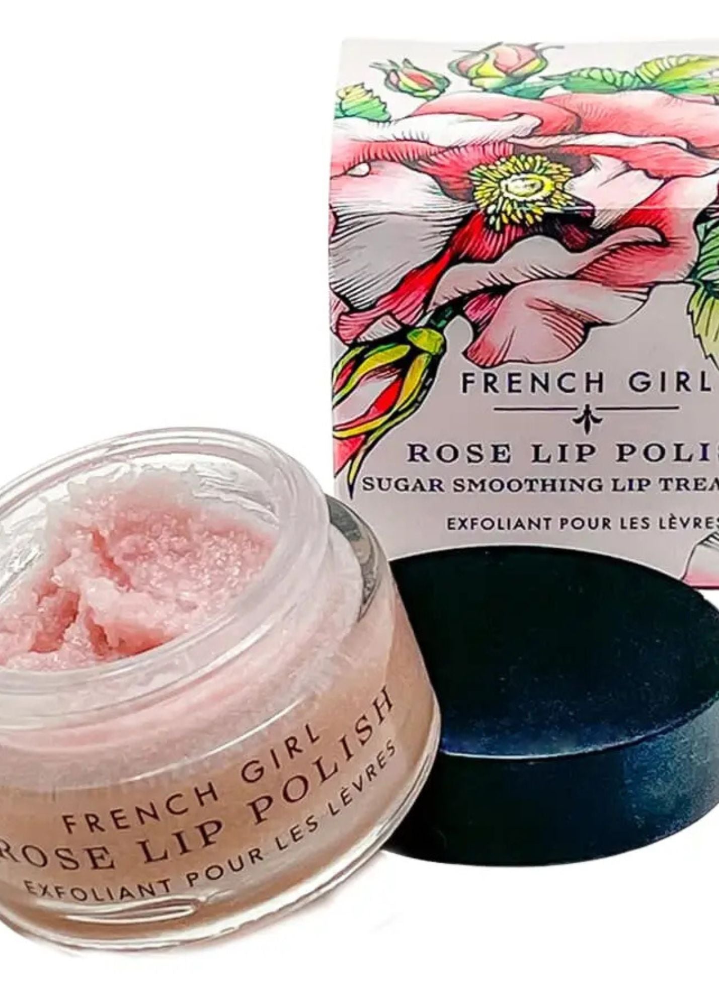 Organic Hydrating Rose Lip Polish & Scrub