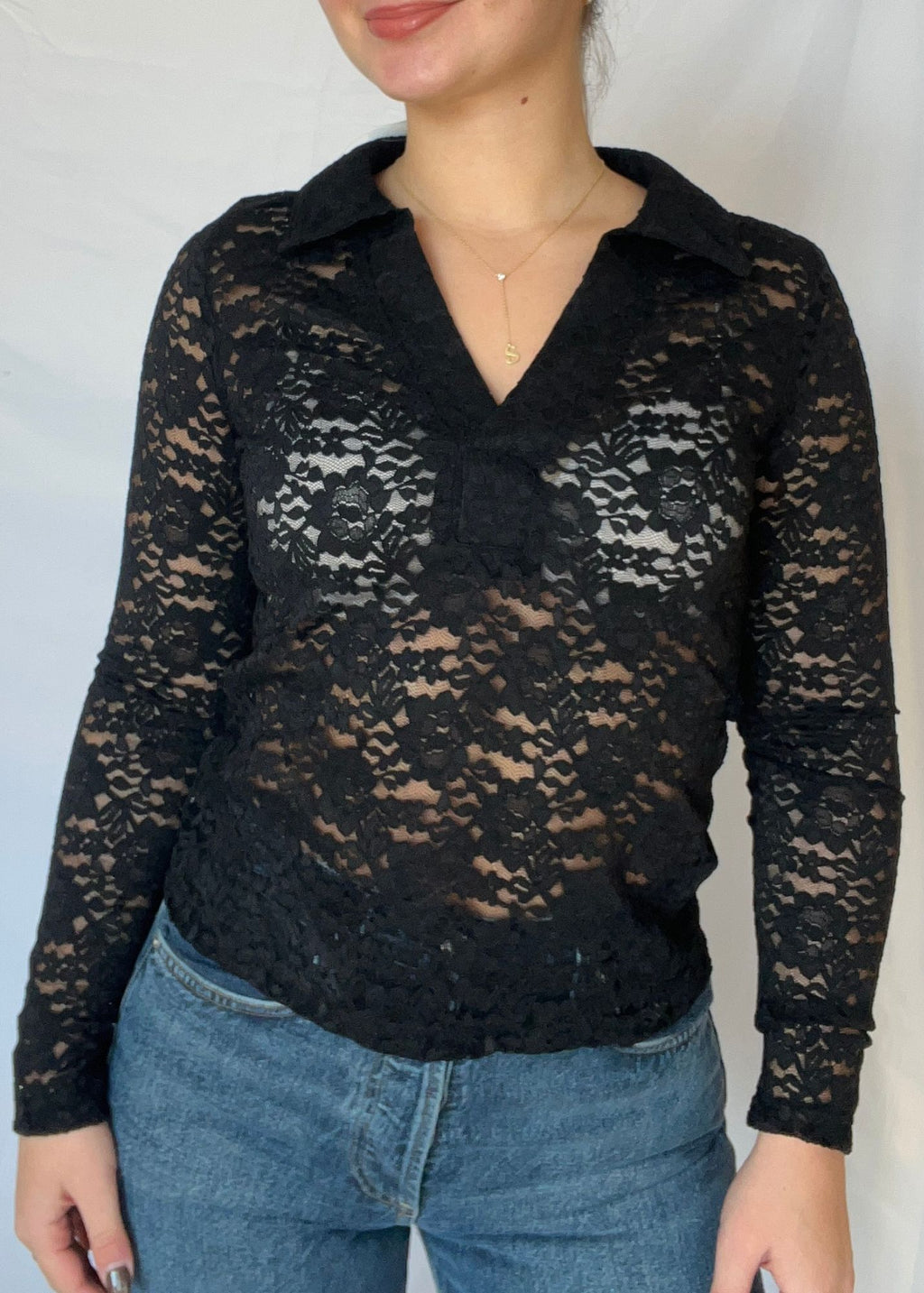 Lace Long Sleeve Top