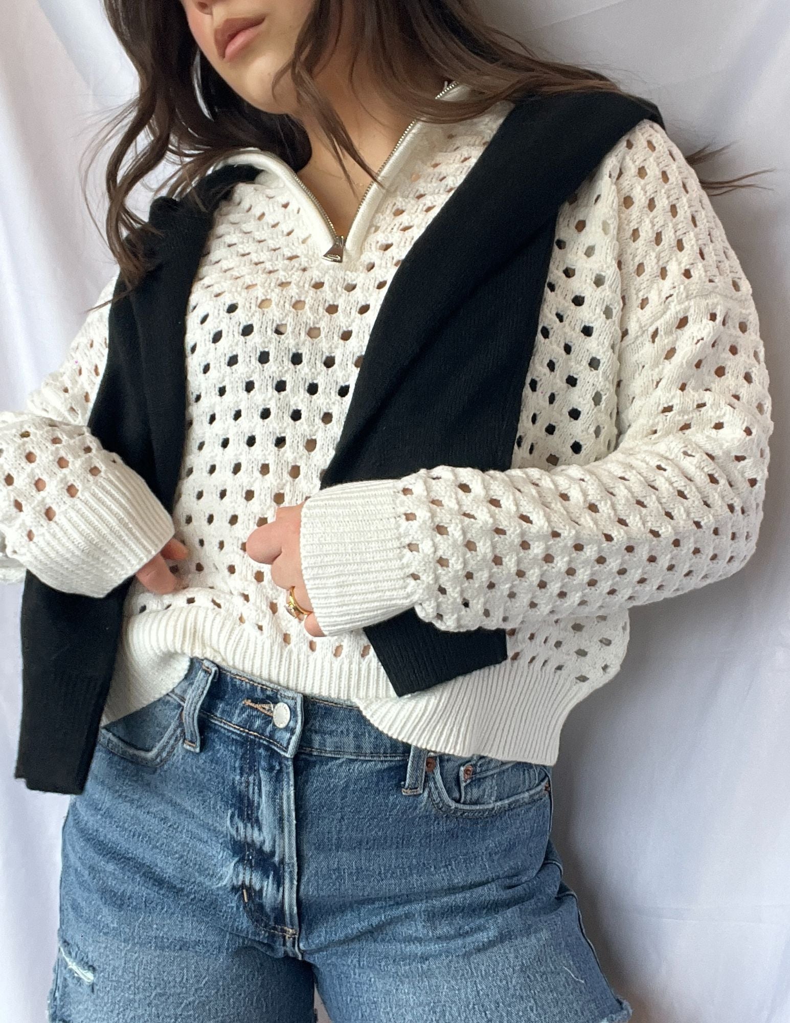 Daisy Crochet Sweater