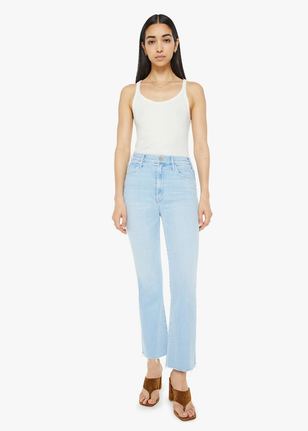 MOTHER The Hustler Ankle Fray