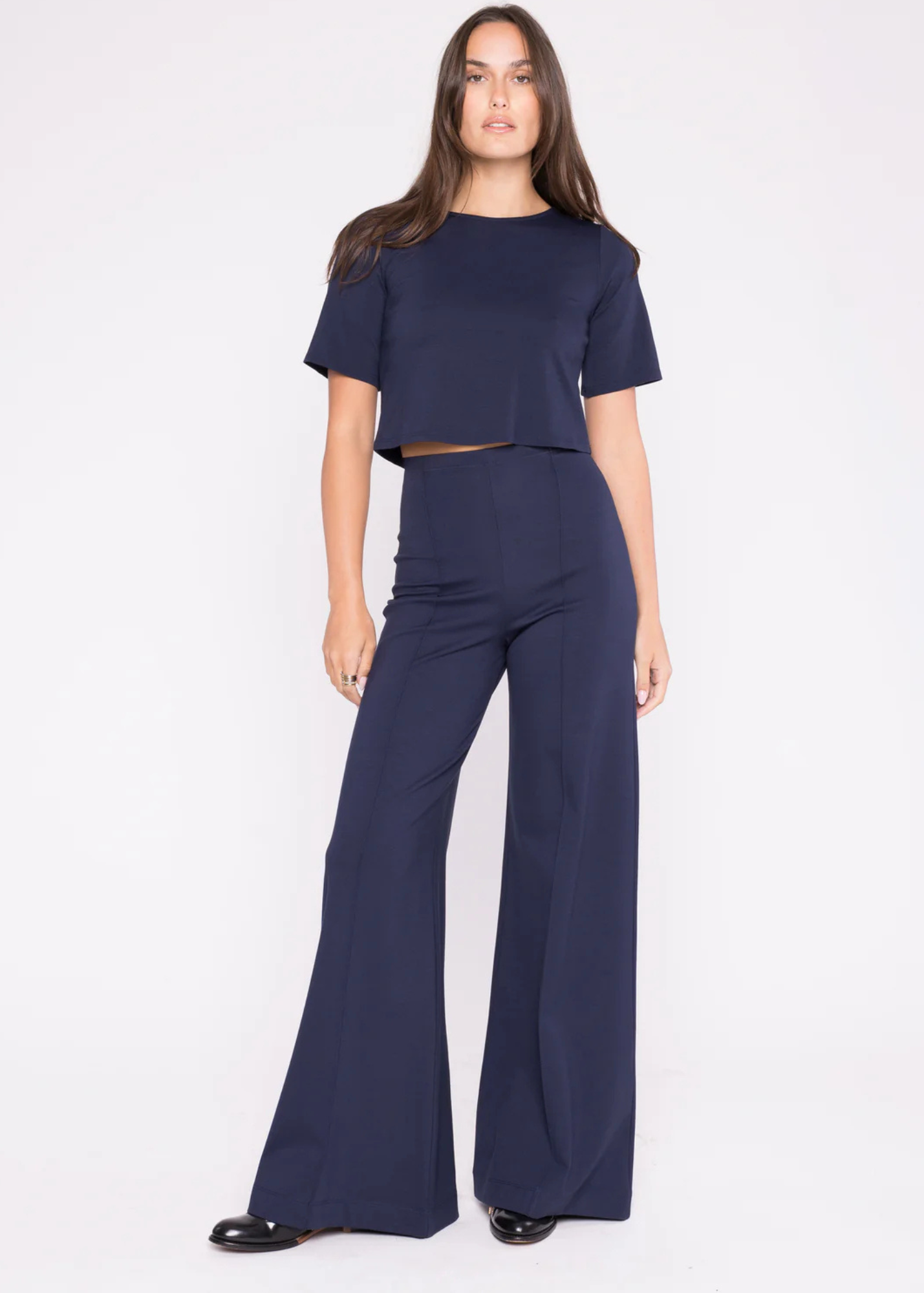 Mika Ponte Wide Leg Pant