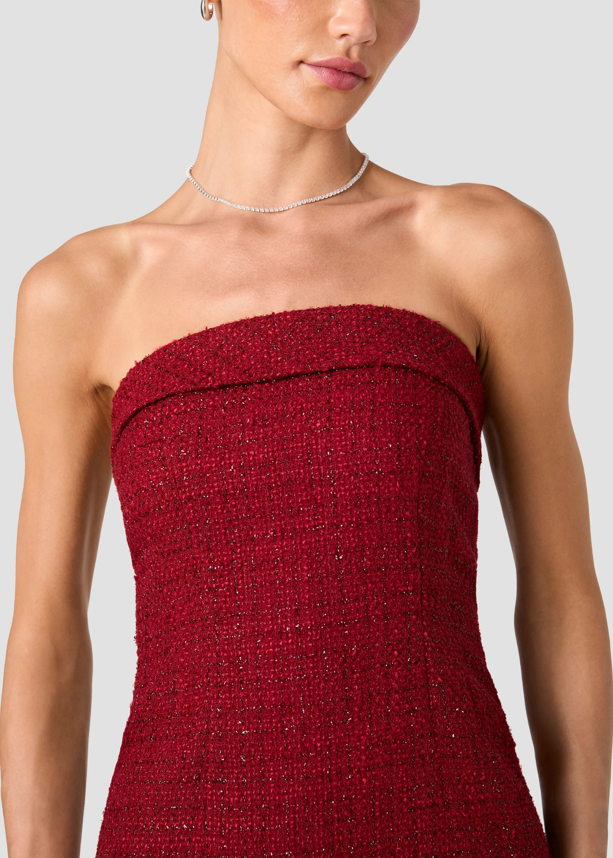 Shante Shimmer Tweed Dress