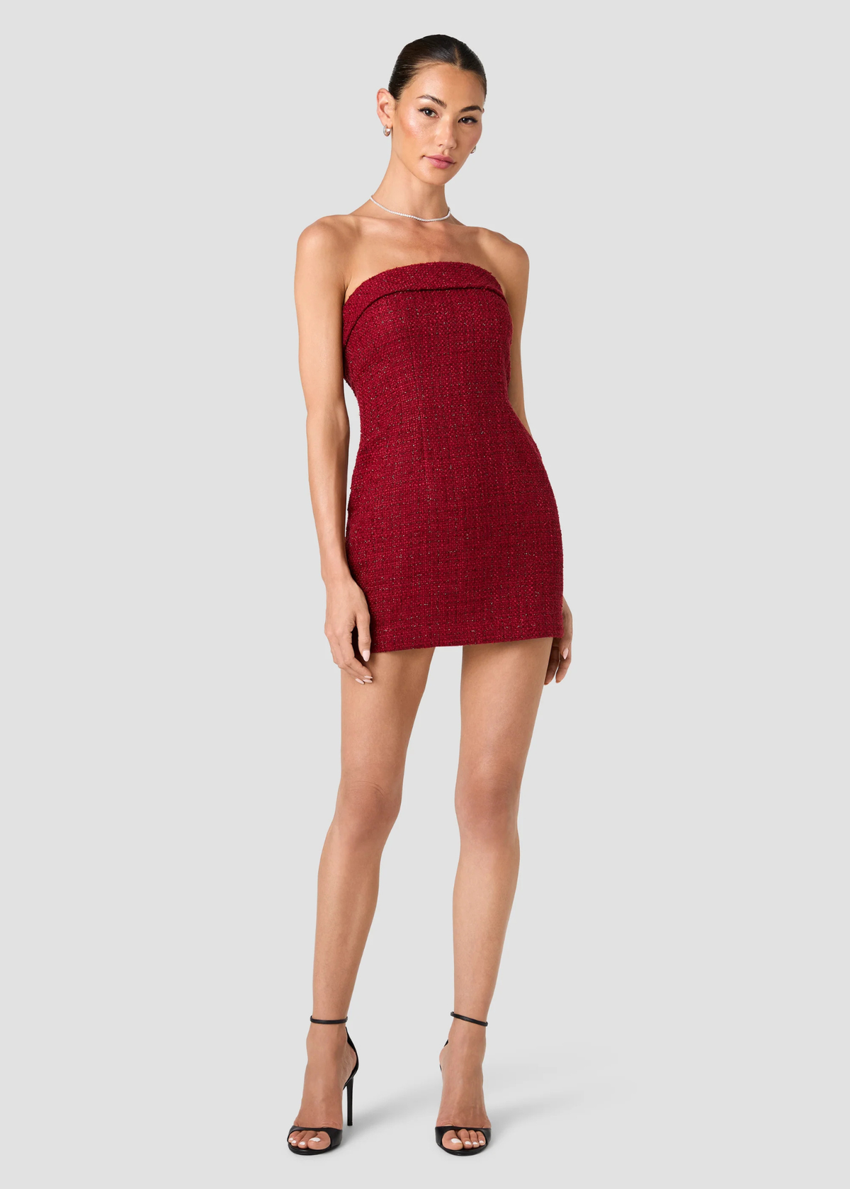 Shante Shimmer Tweed Dress
