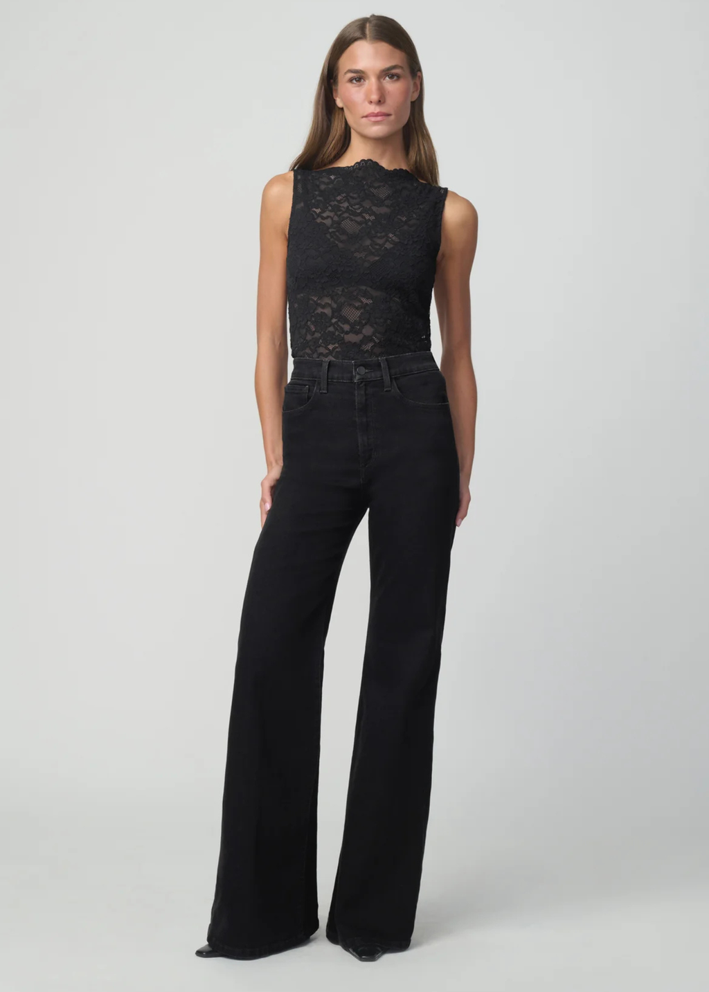 The Lace Boatneck Top