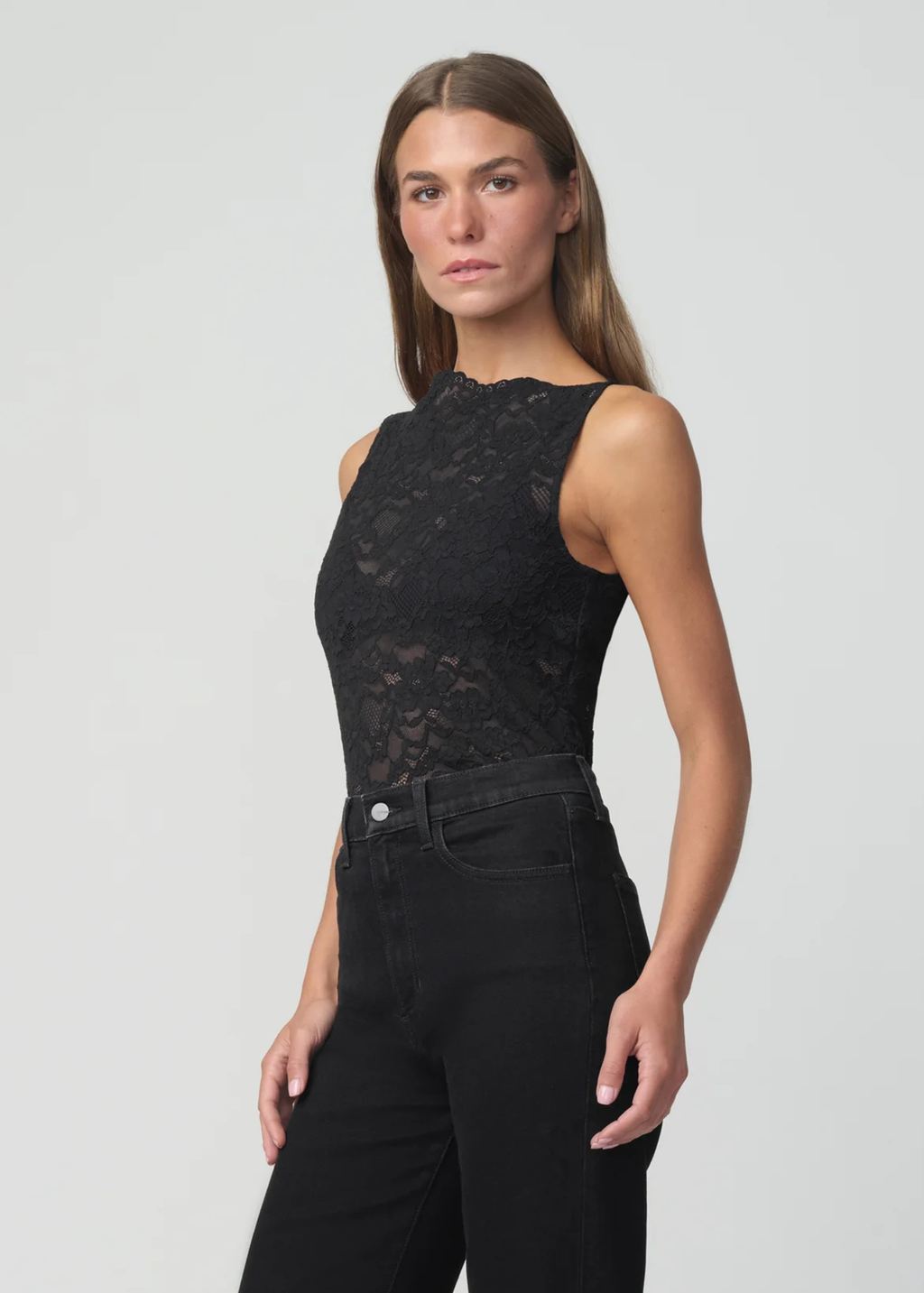 The Lace Boatneck Top