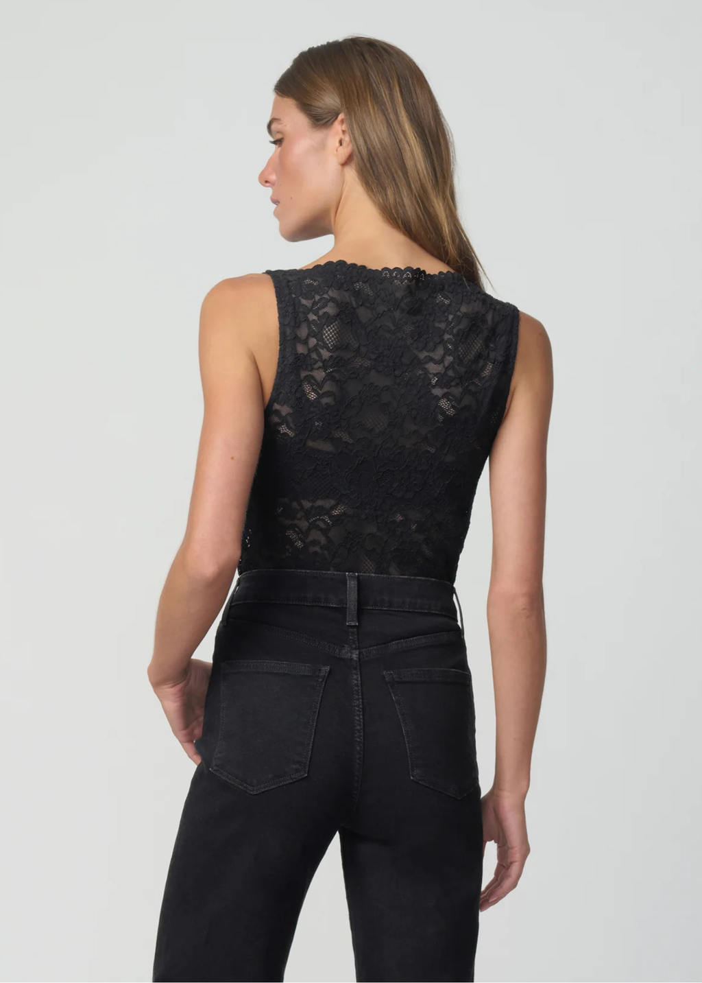 The Lace Boatneck Top