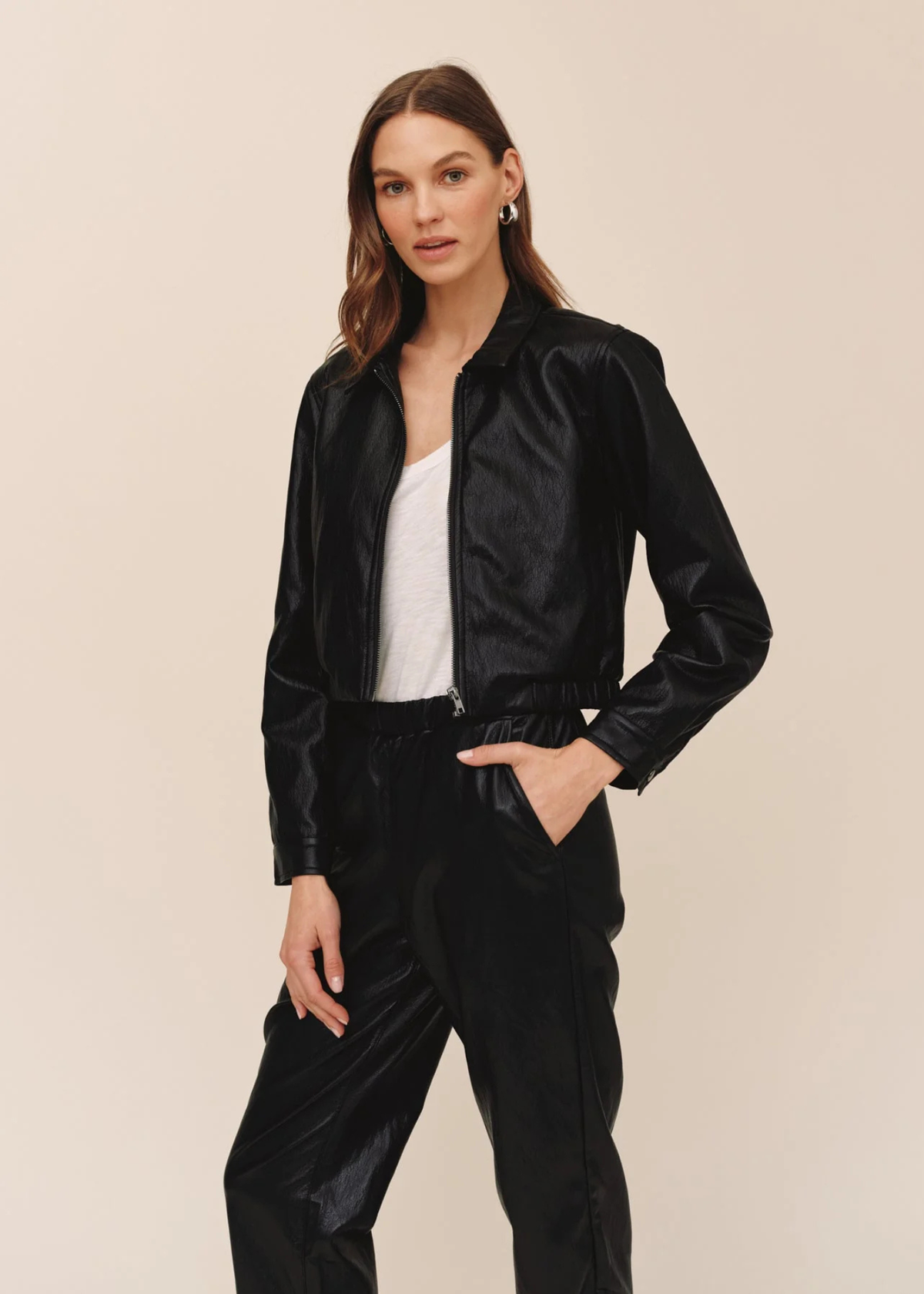 Crop Bomber Jacket