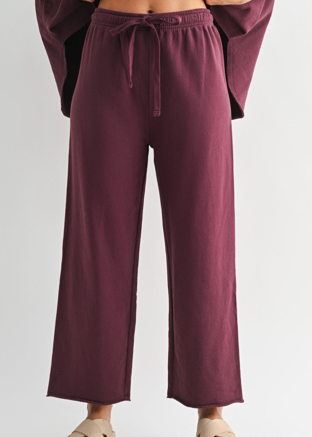 Malibu Wide-leg Fleece Pants