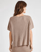 Georgie Rib Short Sleeve Sweater