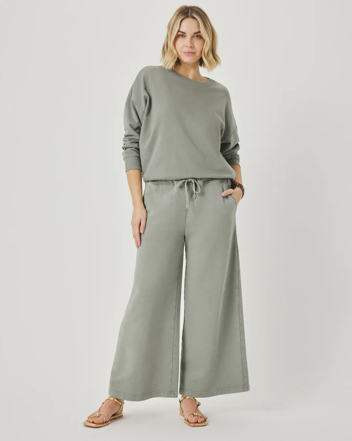 Greta Terry Cropped Pant