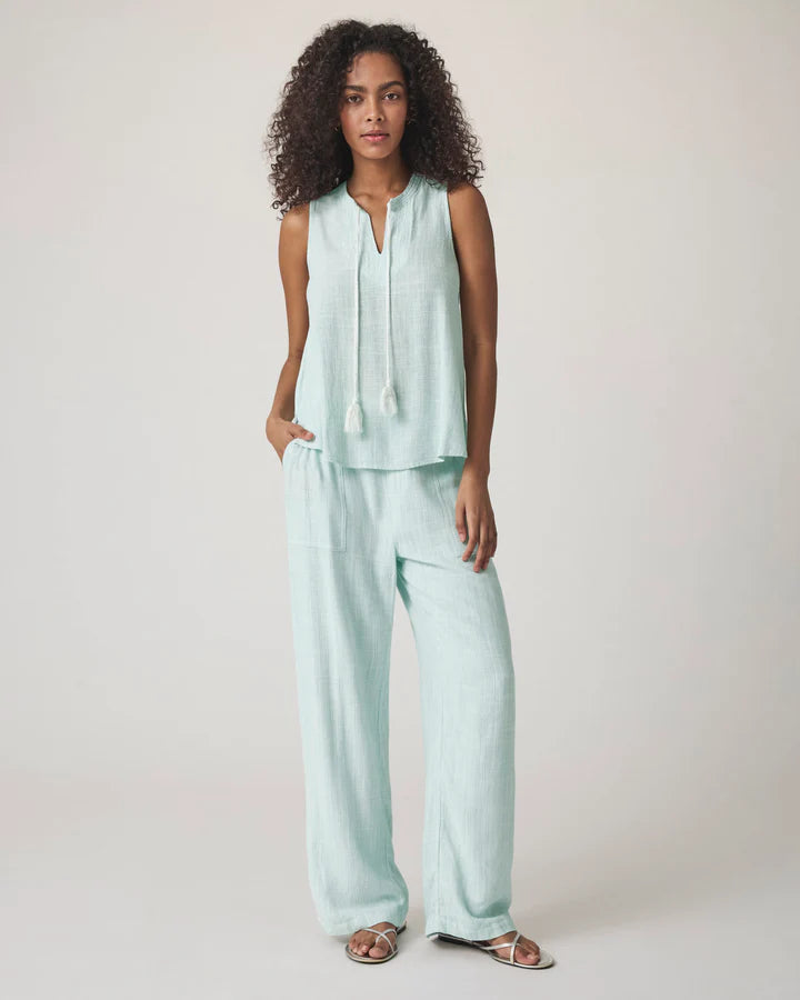 Layla Linen Blend Stripe Pant