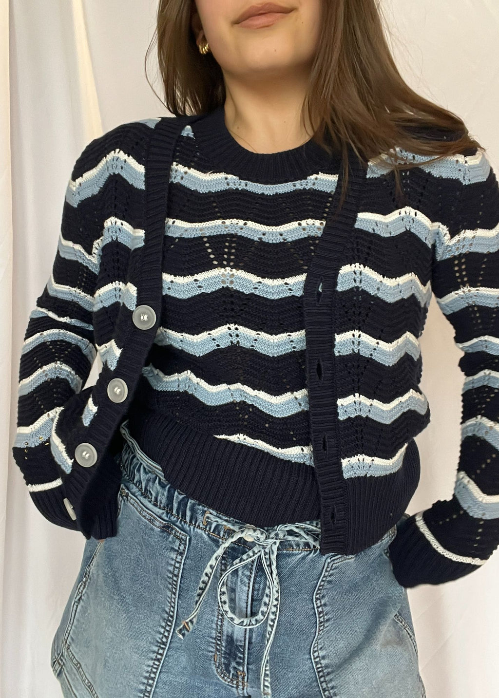 Ric Rac Stripe Cardigan