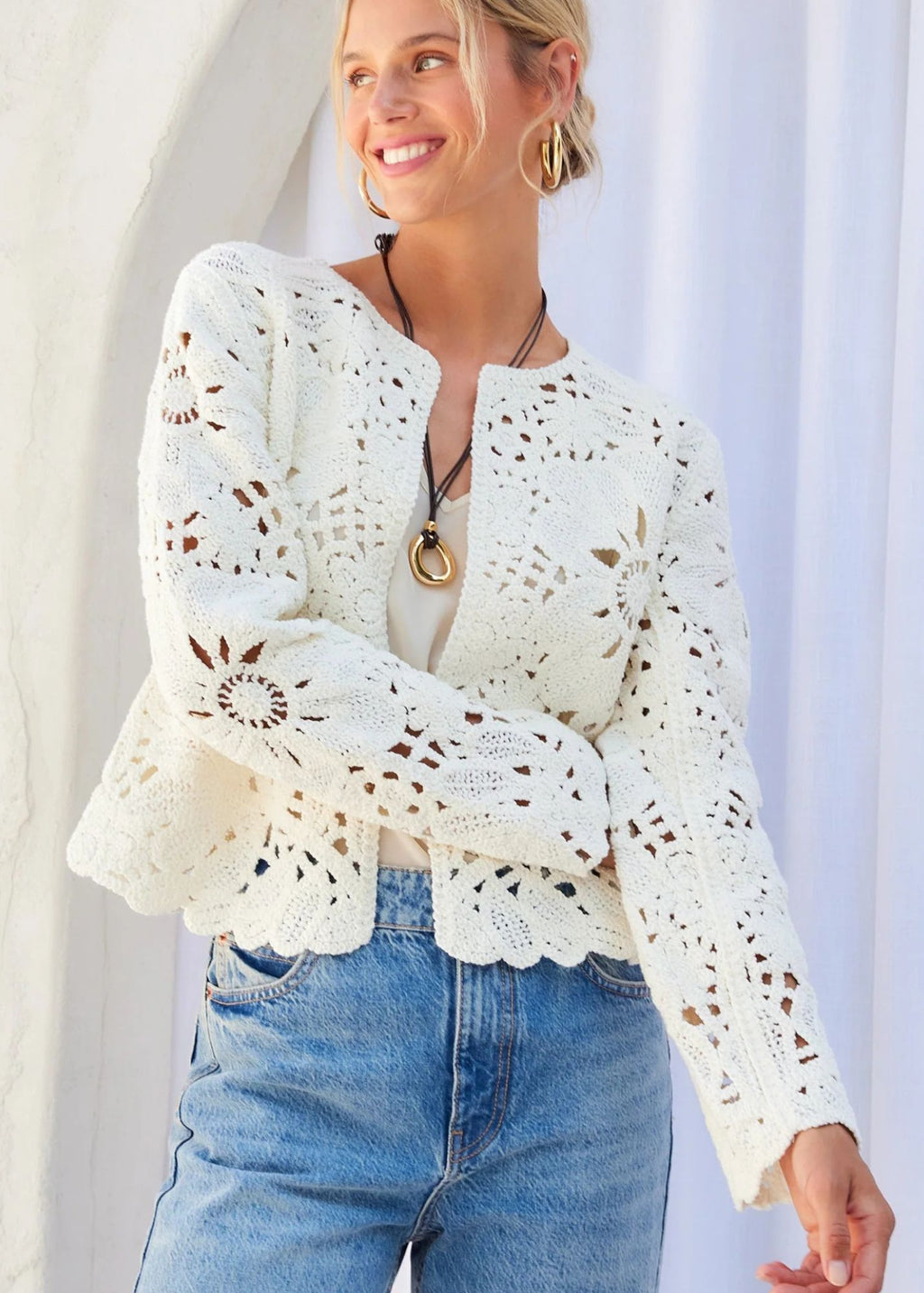 Emery Crochet Jacket