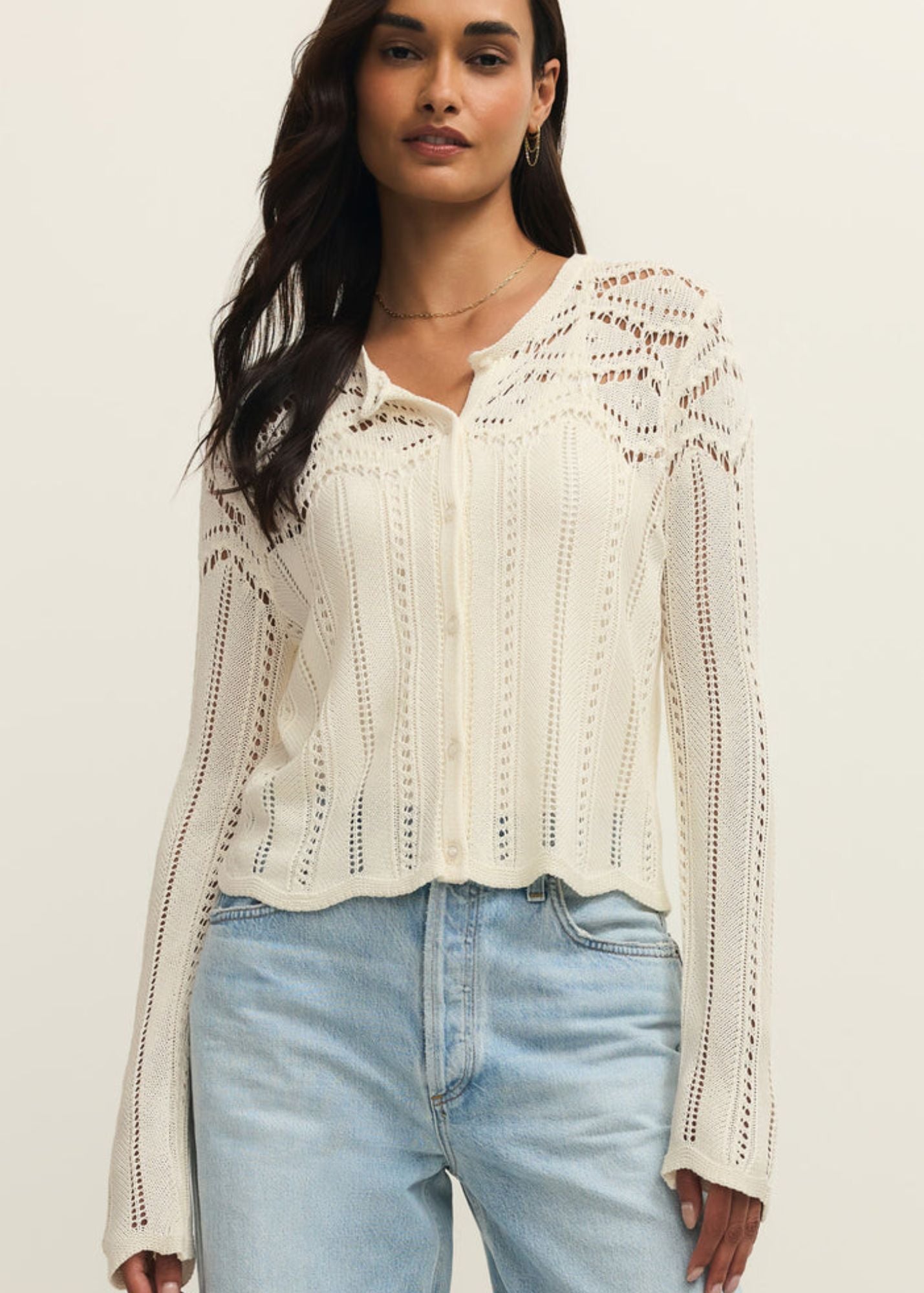 Alycia Crochet Sweater