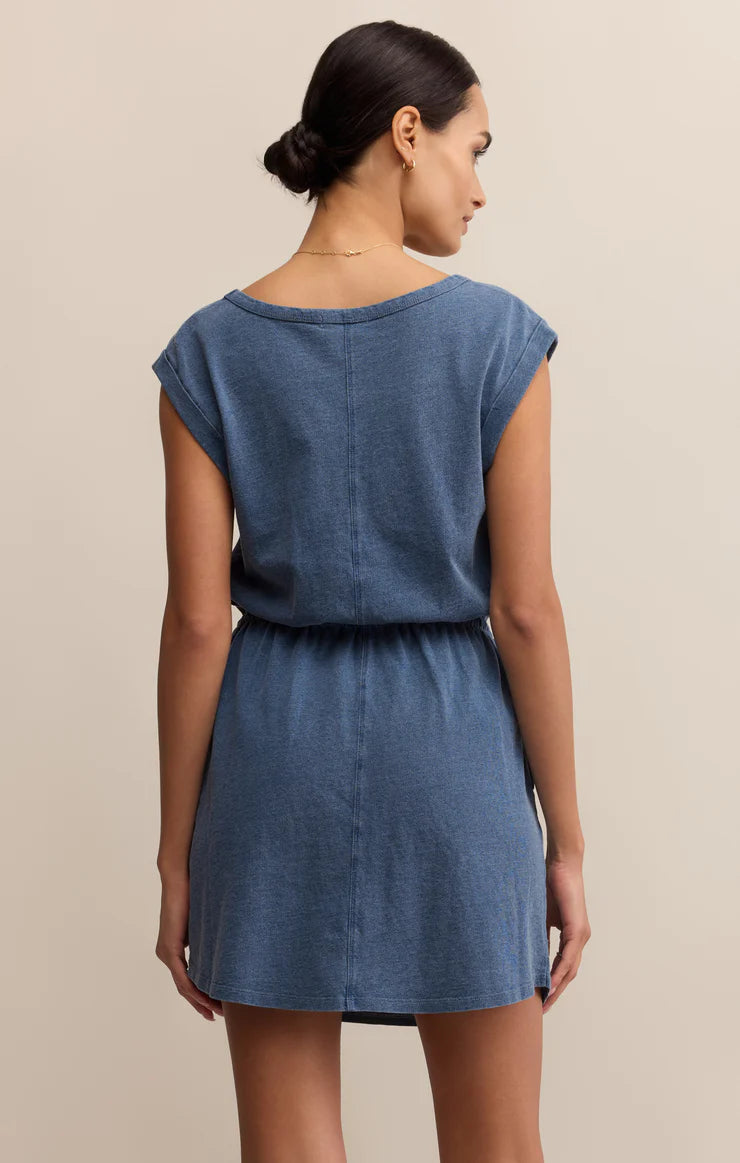 Dayshift Jersey Denim Mini Dress