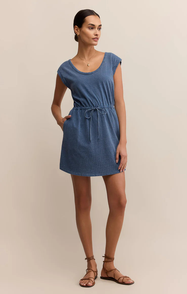 Dayshift Jersey Denim Mini Dress
