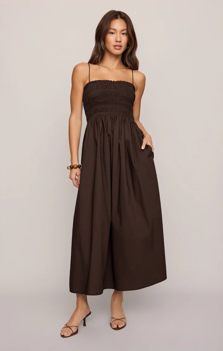 Cornelia Poplin Maxi Dress