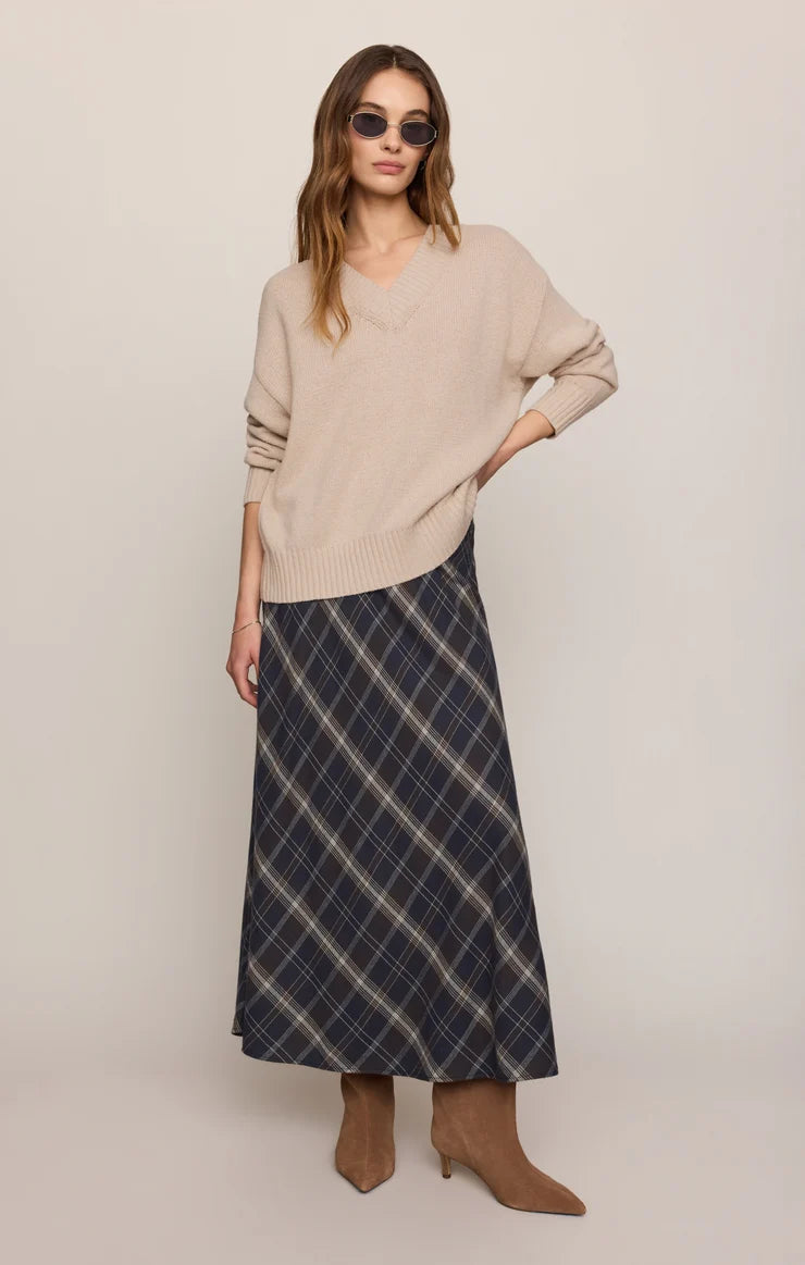 Crestview Plaid Maxi Skirt