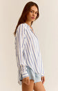 The Perfect Linen Stripe Top