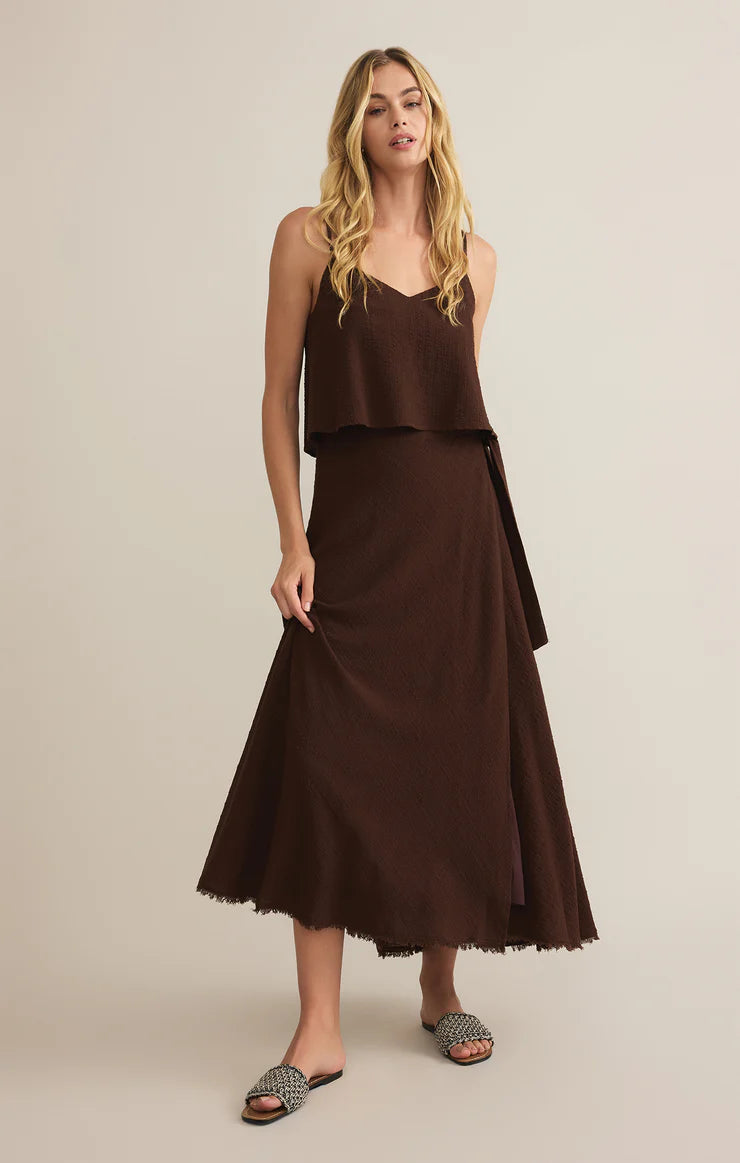 Sabel Textured Cropped Tank