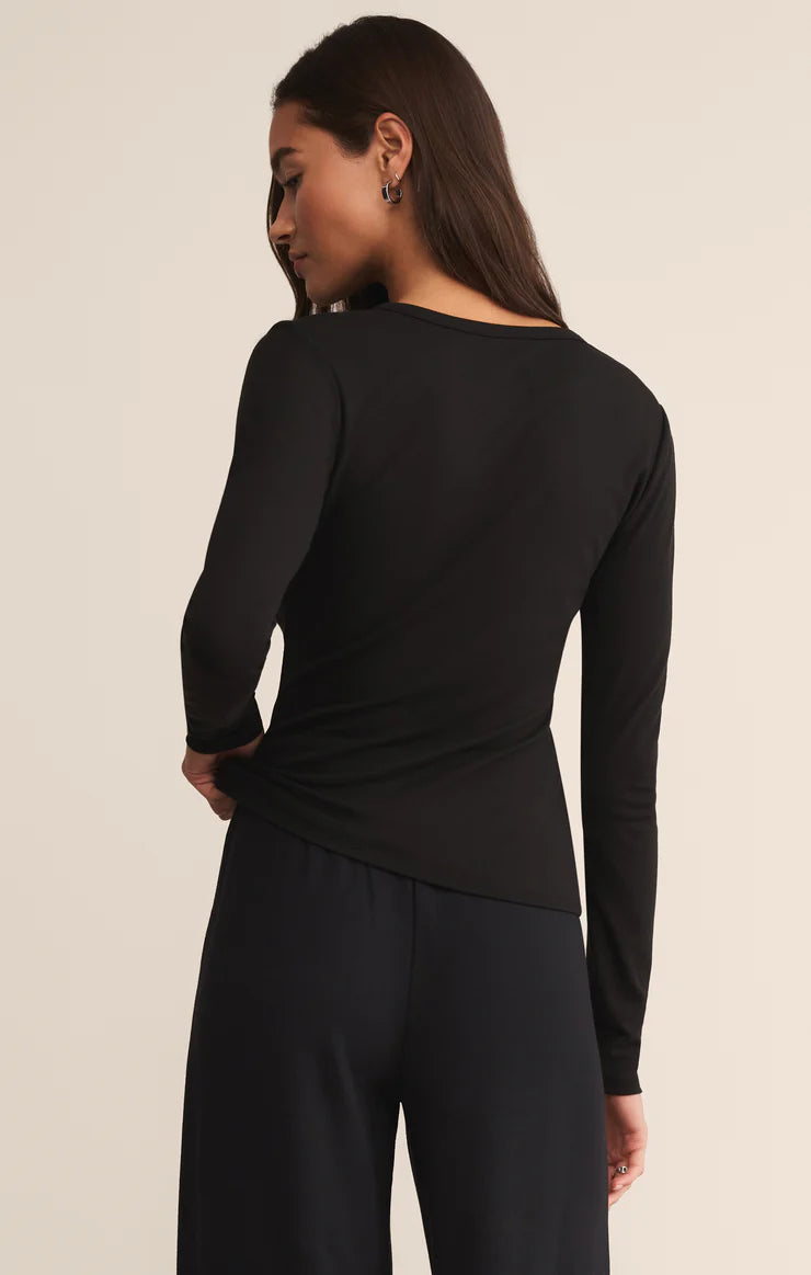 Second Skin Crew Long Sleeve Top