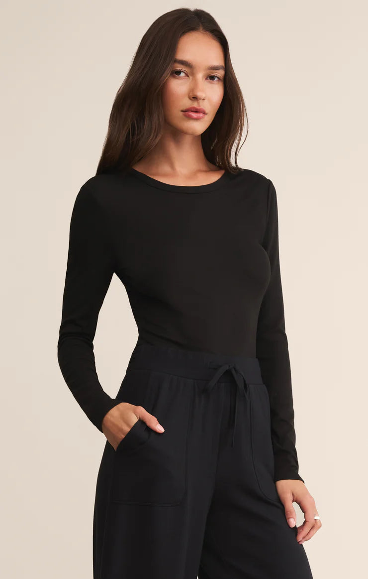 Second Skin Crew Long Sleeve Top