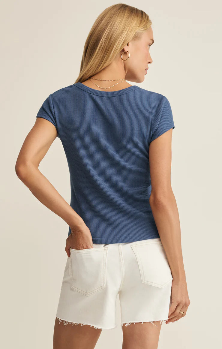 Leisurely Scoop Neck Tee