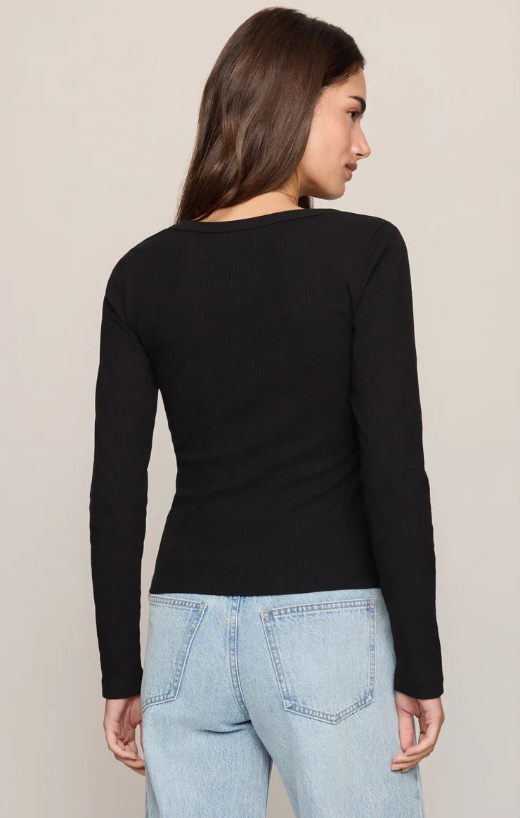 Greyson Scoop Long Sleeve Tee