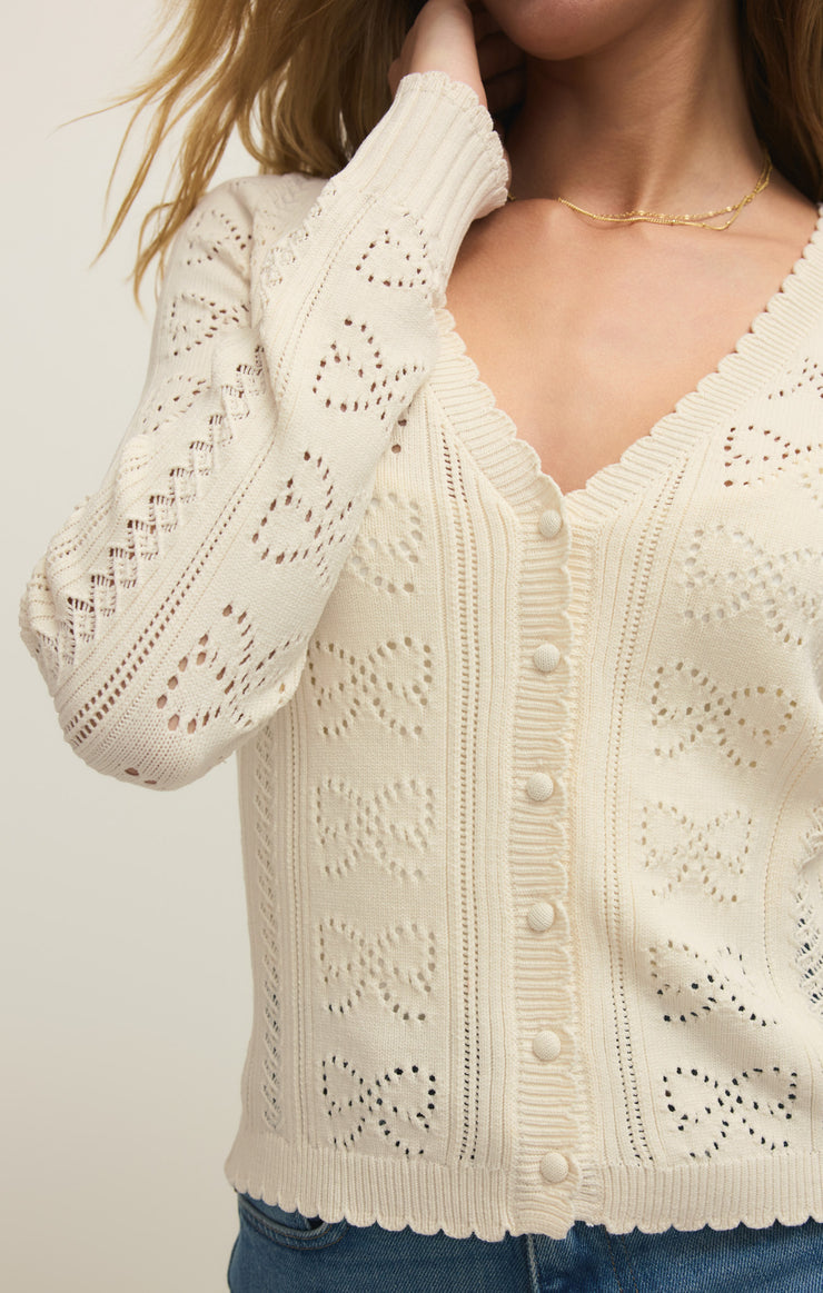 Gema Pointelle Cardigan