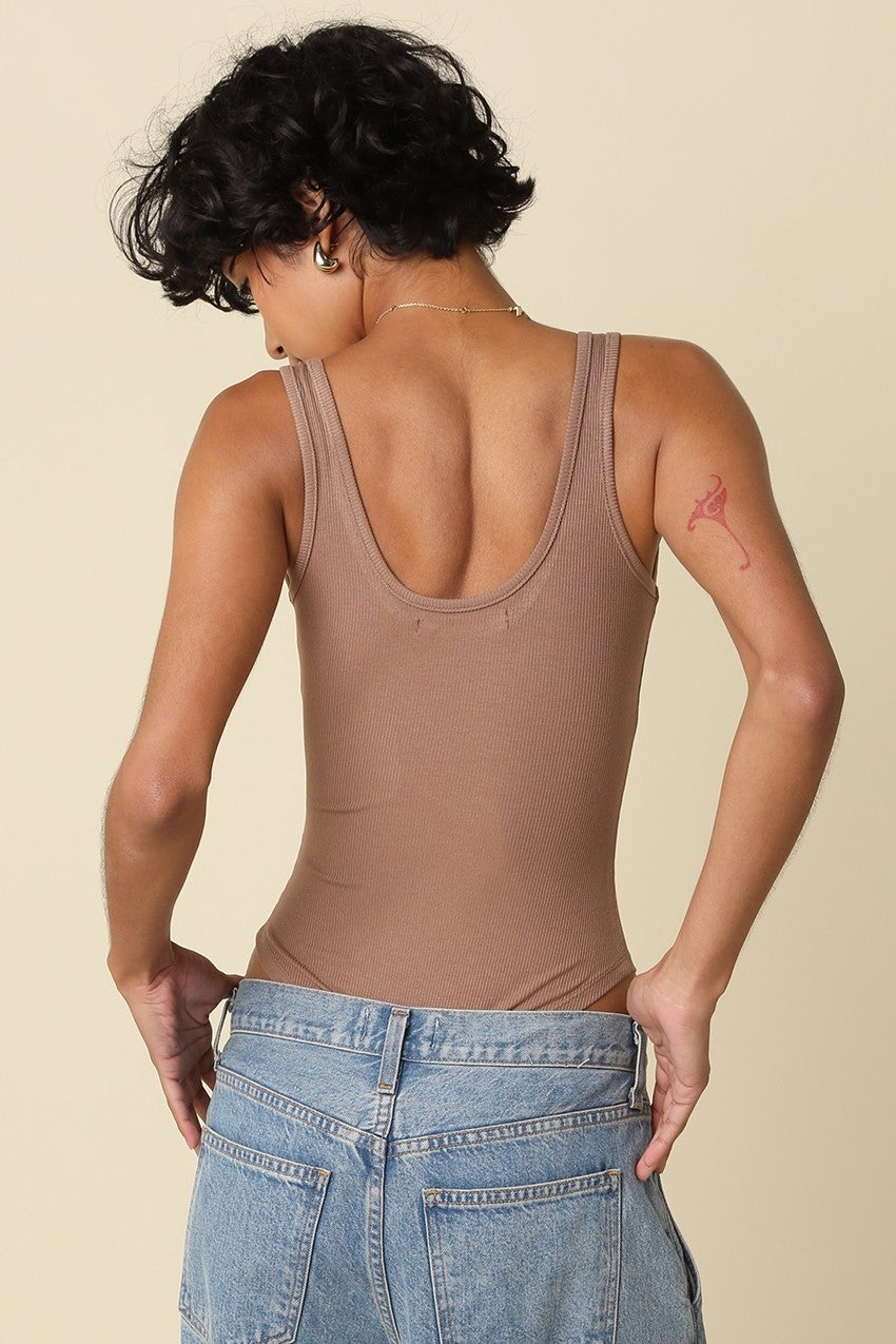 Frankie Scoop Neck Bodysuit