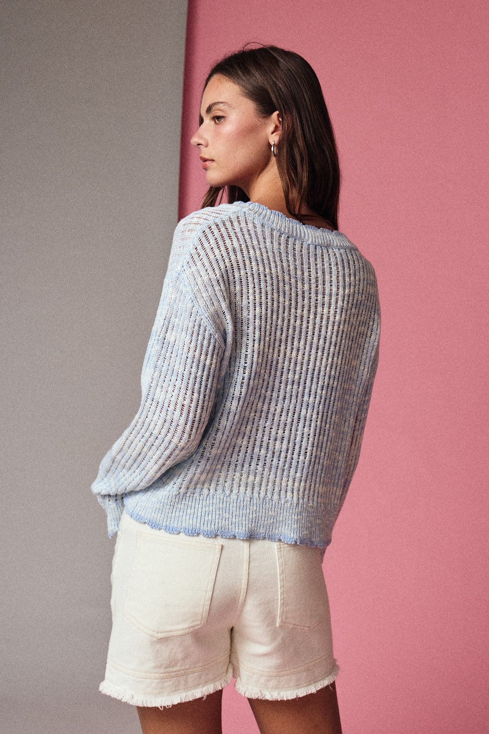 Mimi Scallop Edge Sweater - Clothes Horse