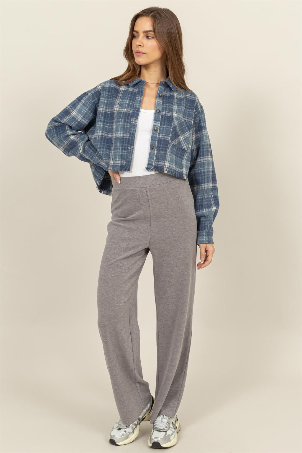 Kira Cropped Flannel