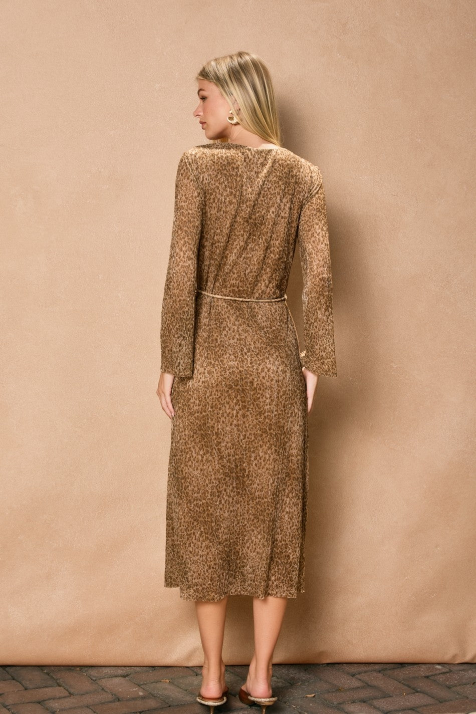 Opal Animal Print Midi Dress