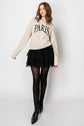 Paris Embroidered French Terry Pullover