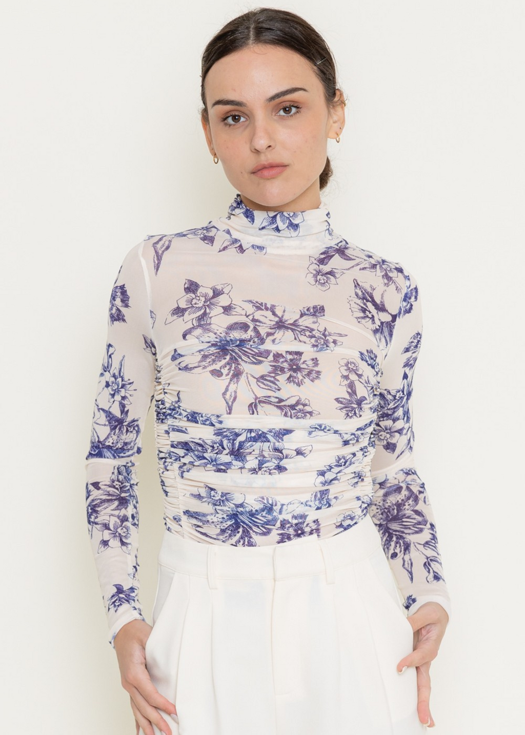 Floral Mesh Bodysuit