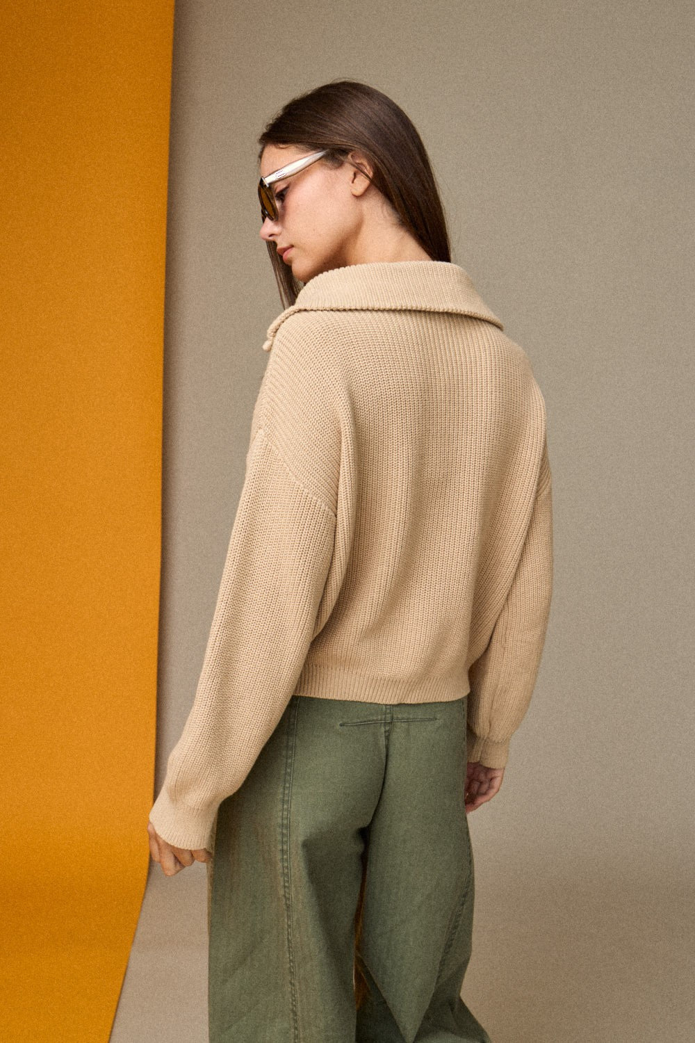 Julissa Quarter Zip Sweater