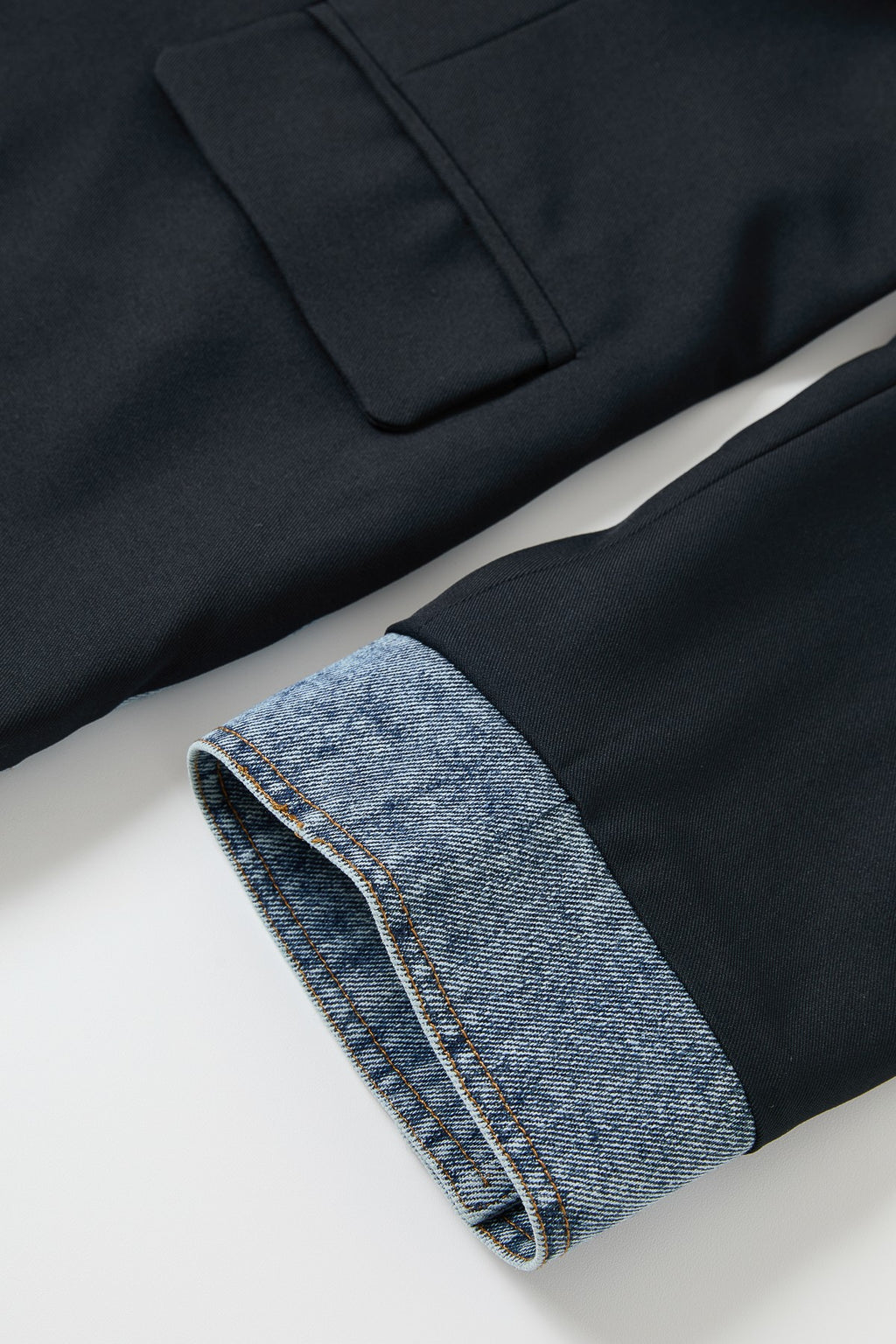 Denim Contrast Blazer